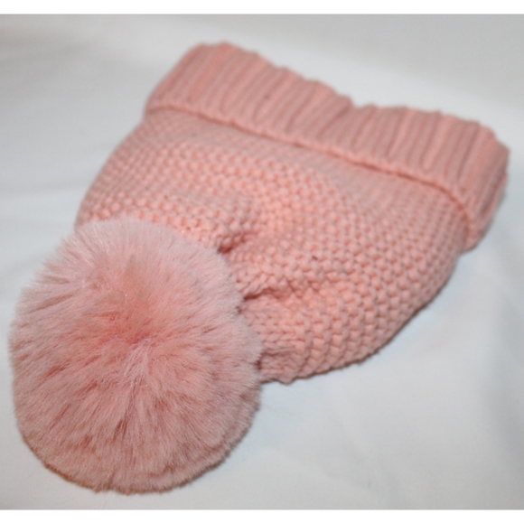 Women's Plush Knit Pom Pom Beanie Hat - Picture 8 of 15